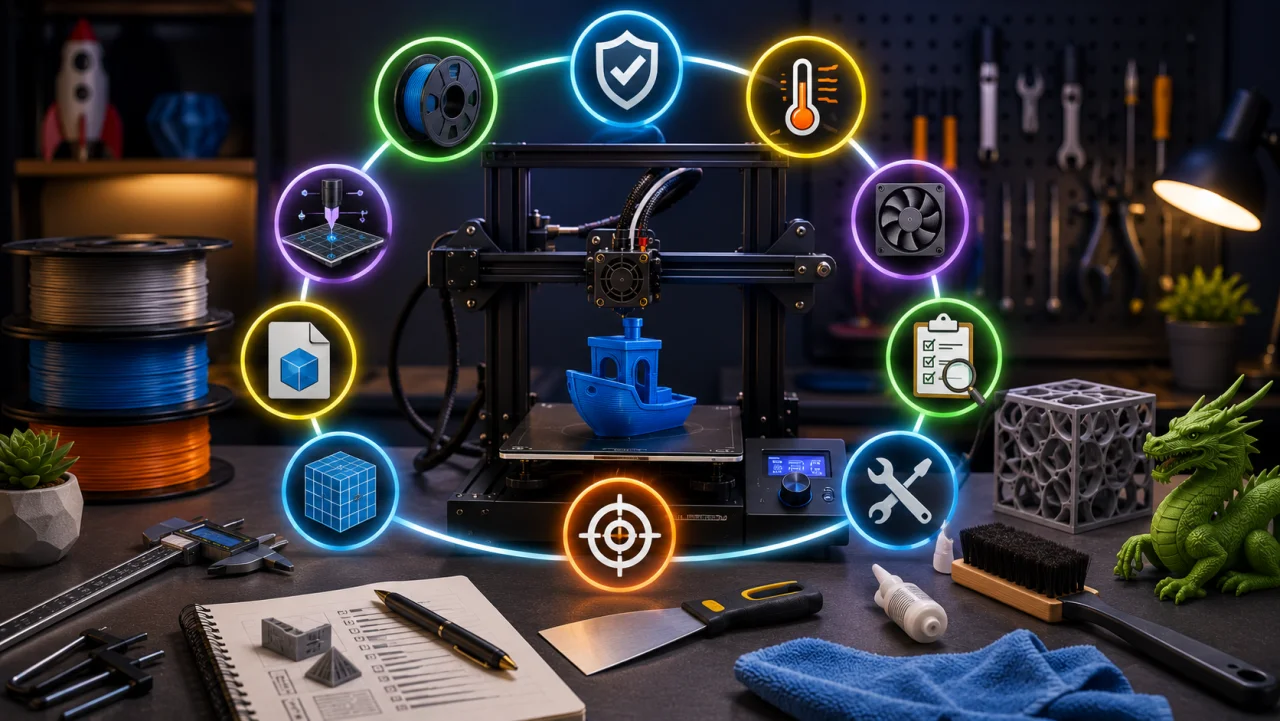 3D Baskıda Başarılı Olmak İçin 10 Altın Kural