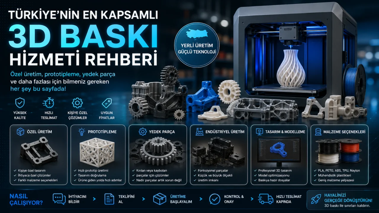 3D Baskı Hizmeti Tam Olarak Nedir?