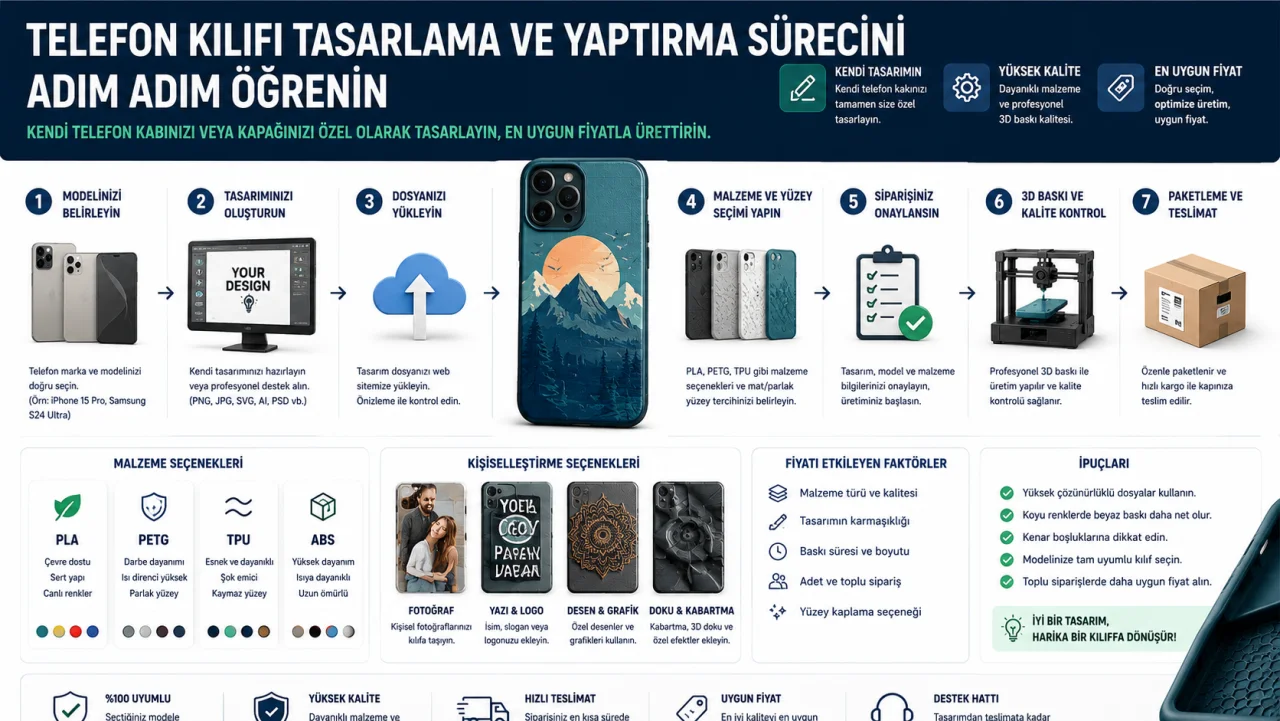 Kendi Telefon Kılıfını Tasarla: Özel Telefon Kabı Yaptırmanın En Kolay Rehberi