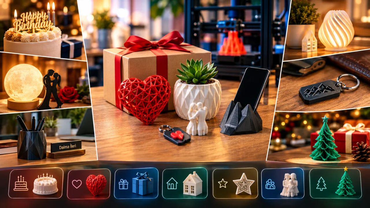 Kişiye Özel 3D Baskı Hediye Fikirleri !