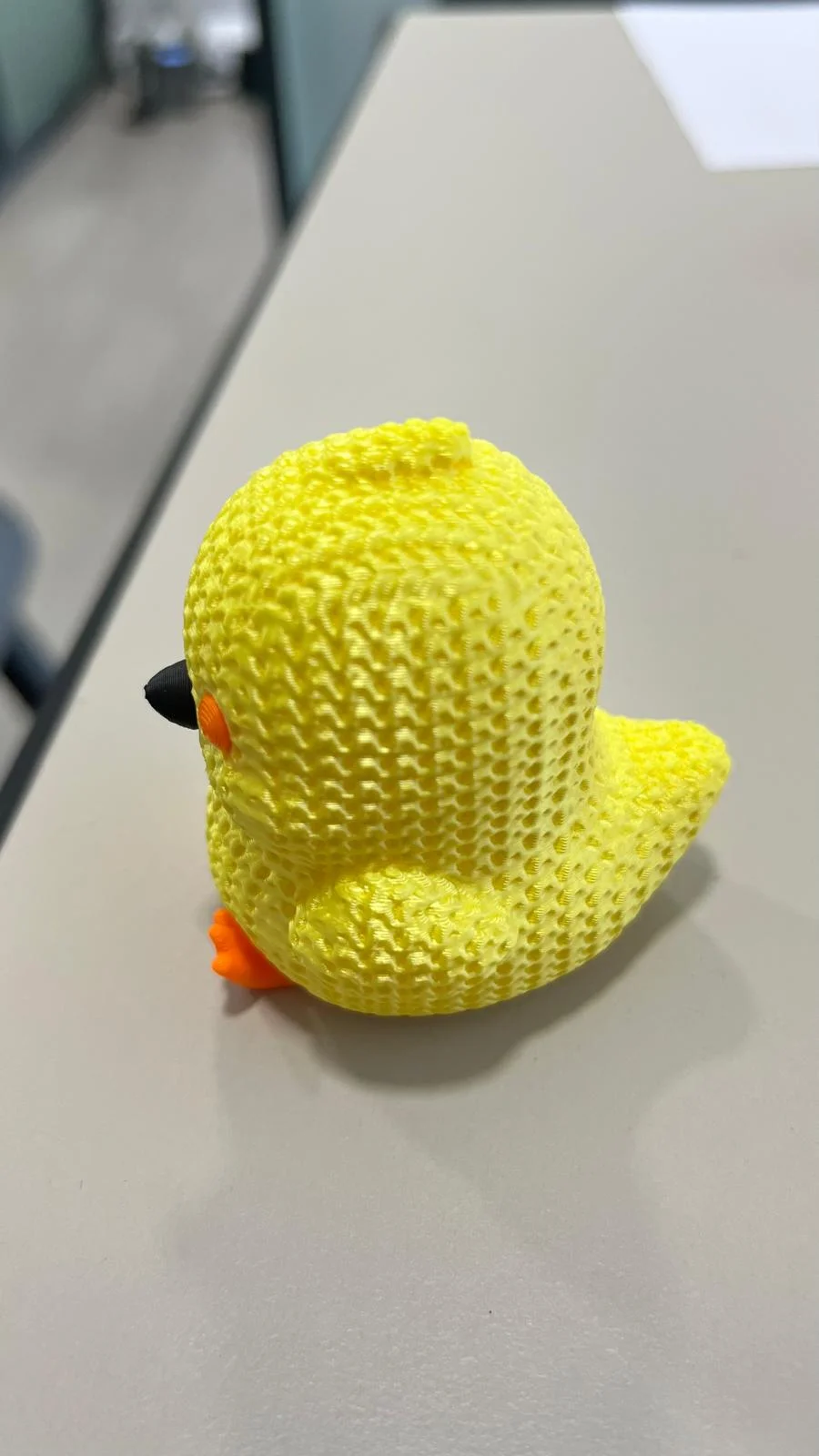 ÖRGÜ DOKULU DEKORATİF 3D BASKI CİVCİV FİGÜRÜ