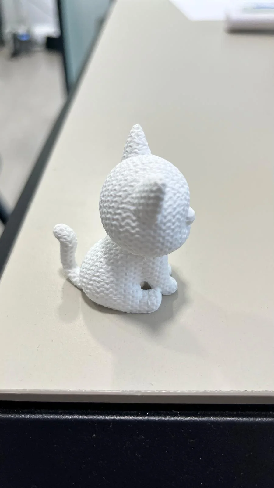 3D BASKI KEDİ FİGÜRÜ