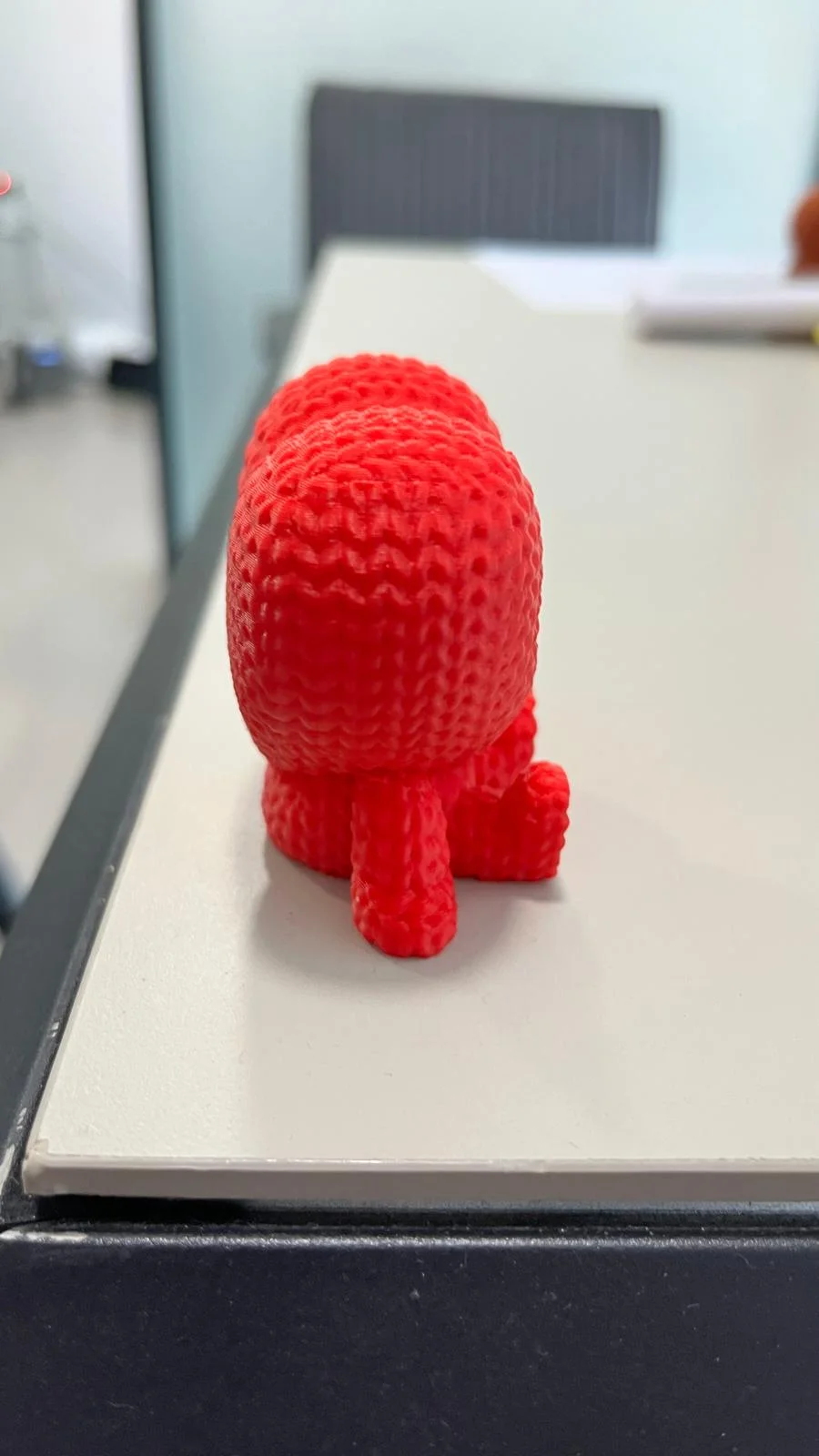 ÖRGÜ GÖRÜNÜMLÜ DEKORATİF 3D OTURAN KALP FİGÜRÜ