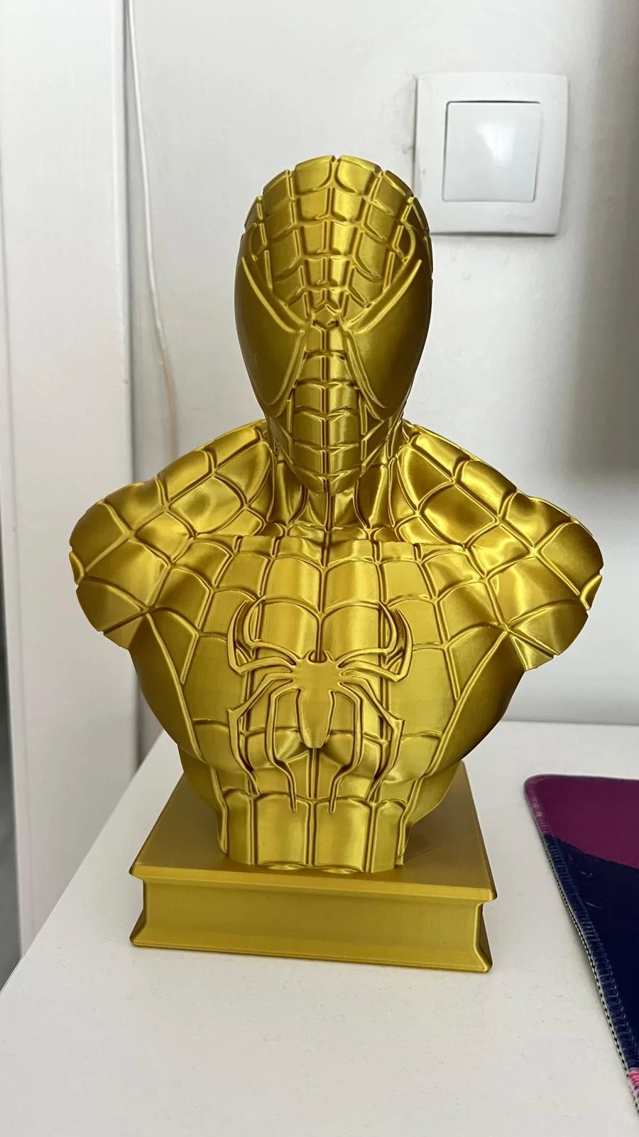 Spider-Man Büstü Masa Üstü Figürü 3D