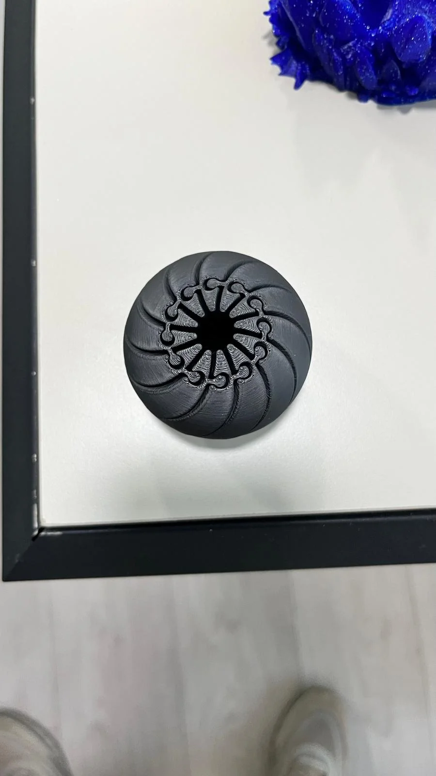Siyah Ejderha Yumurtası Bükgeç 3D