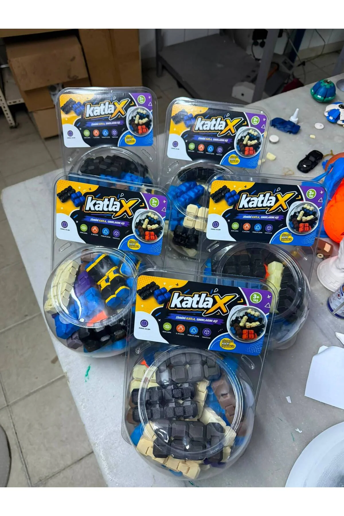 KatlaX 25'li Toplu Paket – Eğitici ve Eğlenceli Katlama Oyuncağı