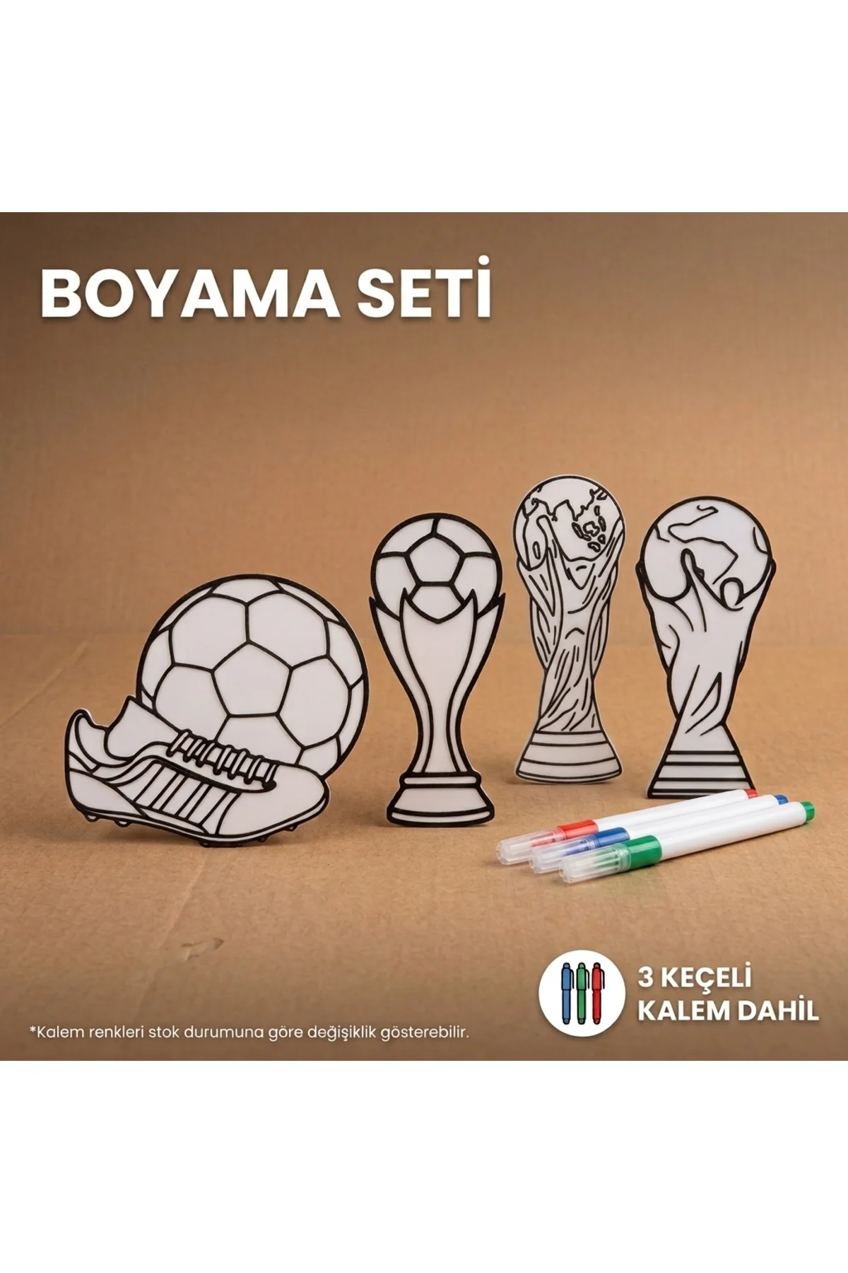 Futbol Temalı Boyama Seti