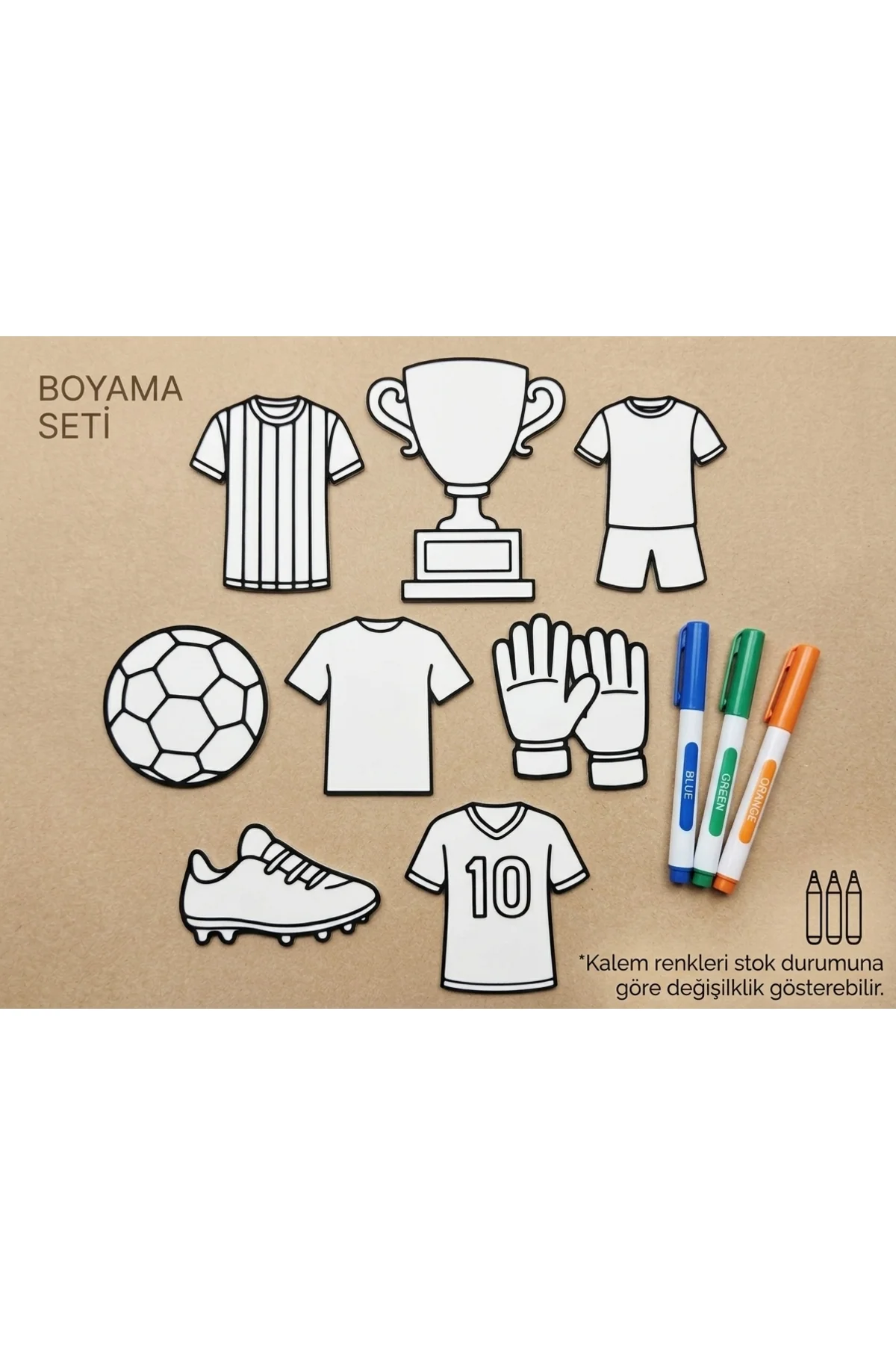 Futbol Tutkunları İçin Eğlenceli ve Yaratıcı Boyama Seti