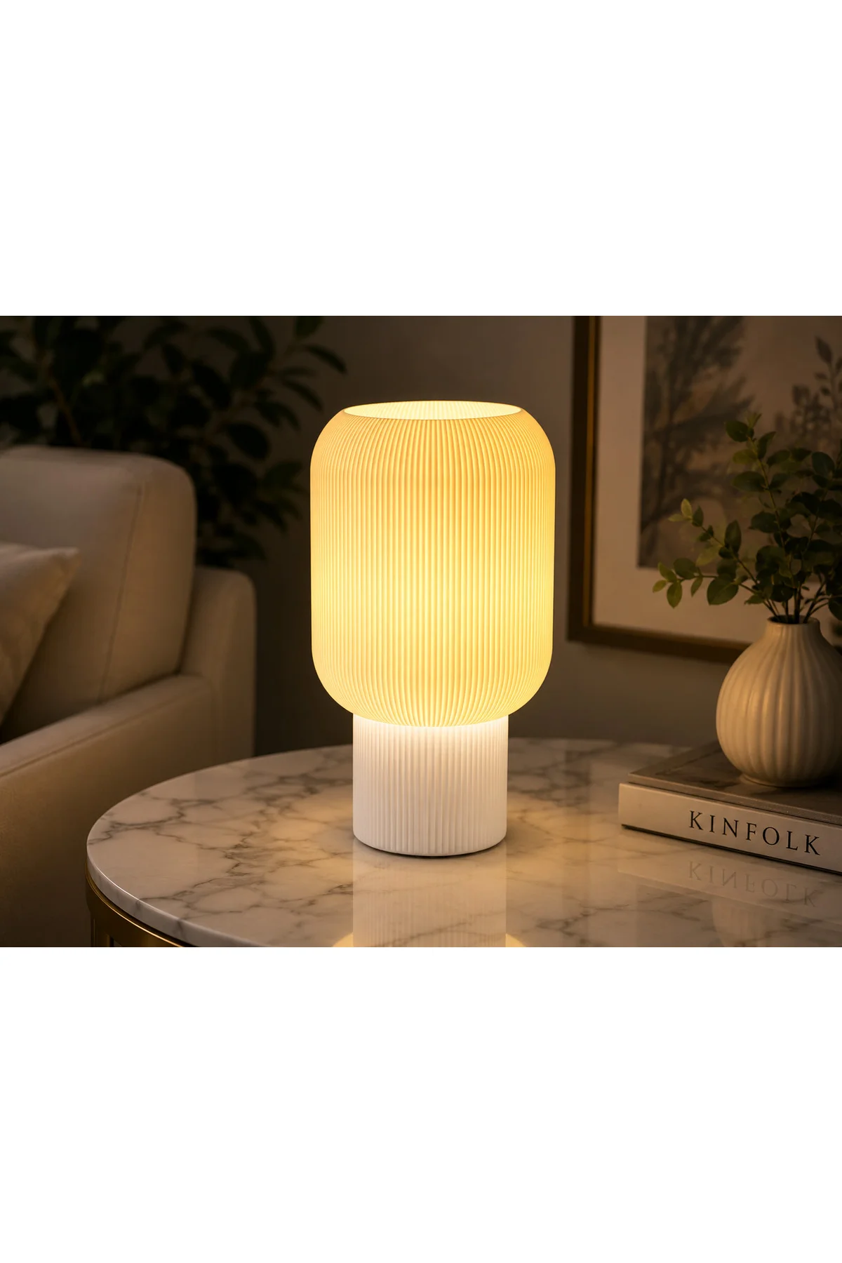 Kişiye Özel Renk Seçenekli LED Masa Lambası | Modern Dekoratif Gece Lambası
