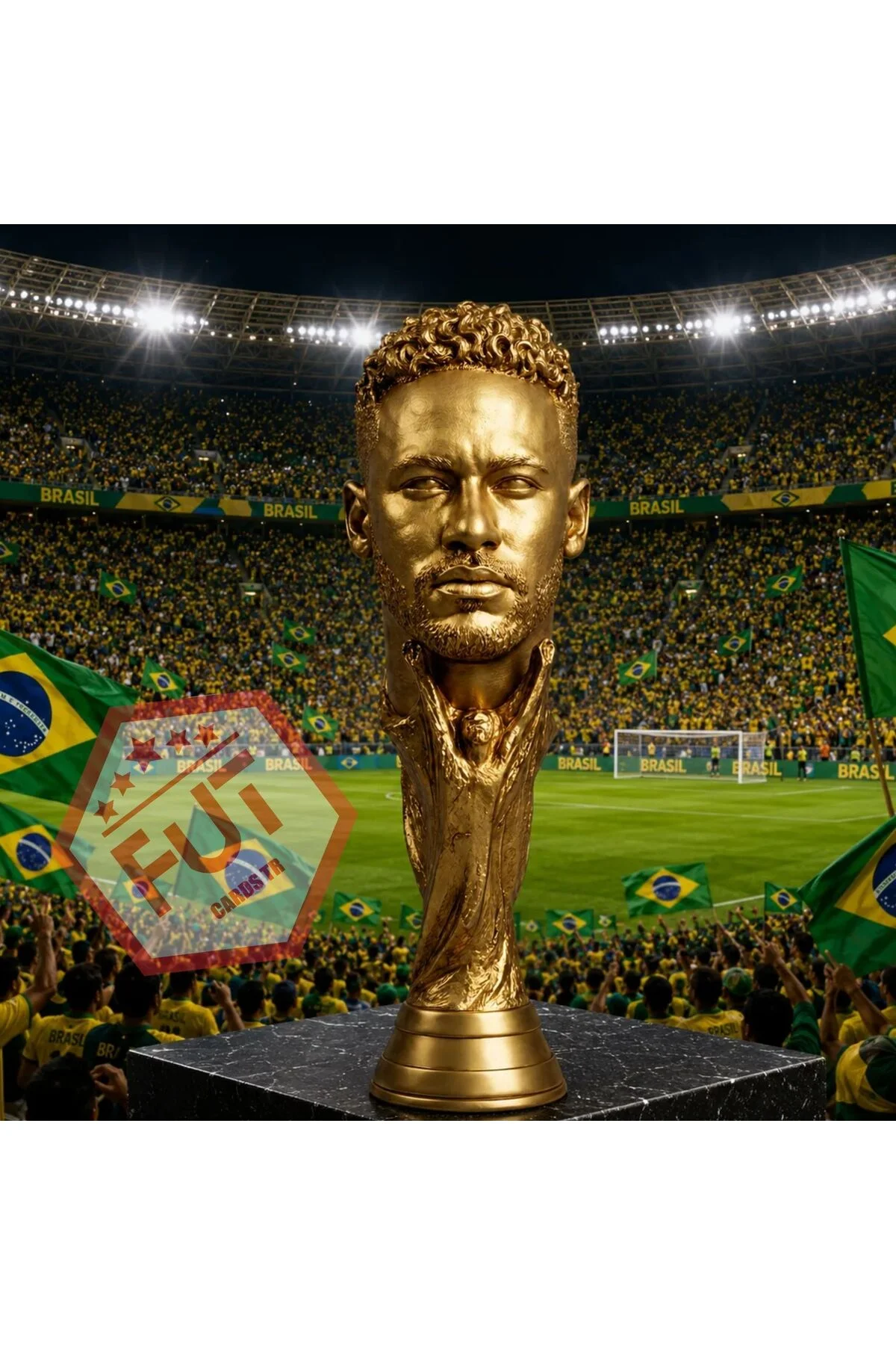 Neymar Jr Dünya Kupası Özel Tasarım 20 Cm
