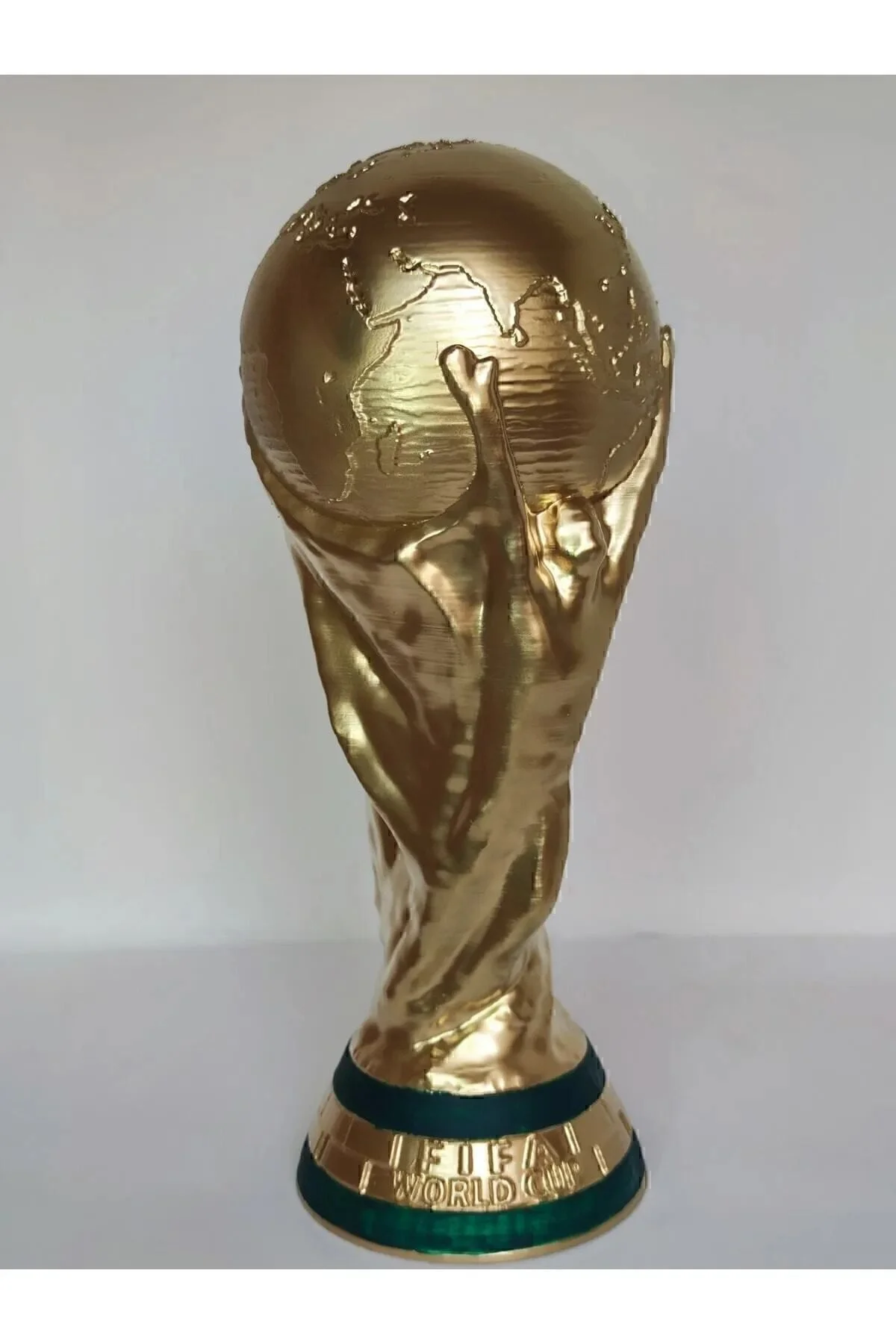 15 Cm Boy Fifa Dünya Kupası Gold Kaplama Messi Qatar Futbol