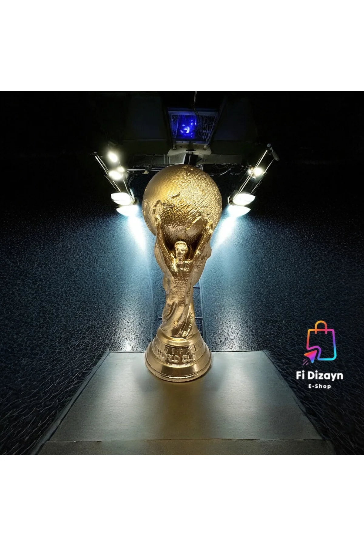 20 Cm Boyut Gold Kaplama Dünya Kupası